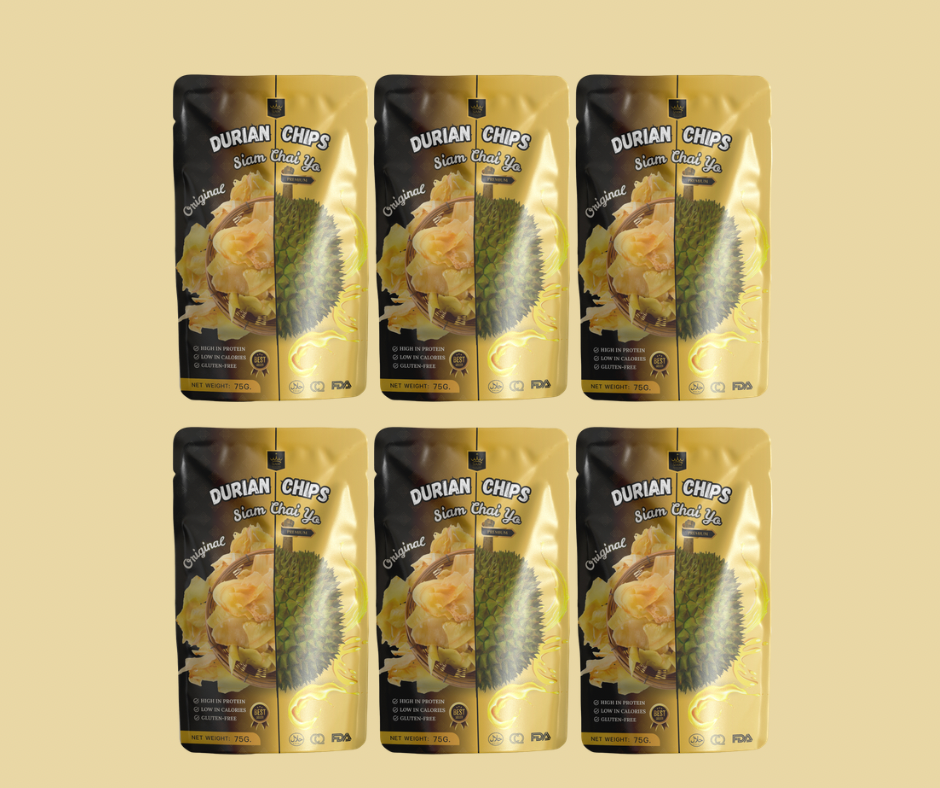 Siam Chaiyo Crispy Fried Durian 6 bag